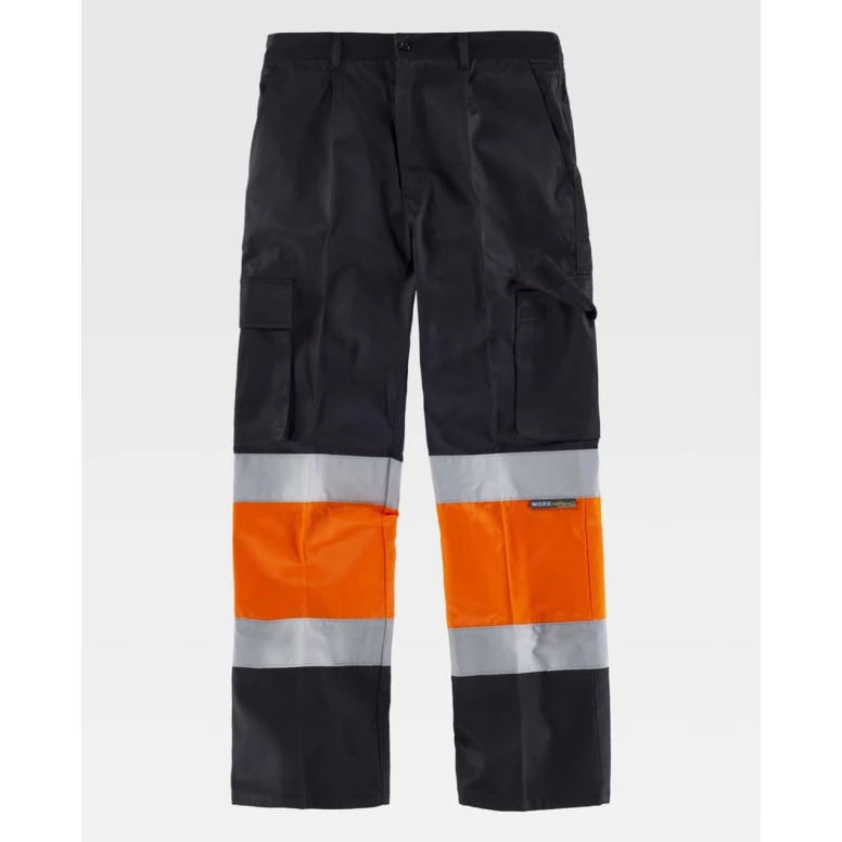 Pantalón de trabajo Workteam Multibolsillos Alta Visibilidad C4018