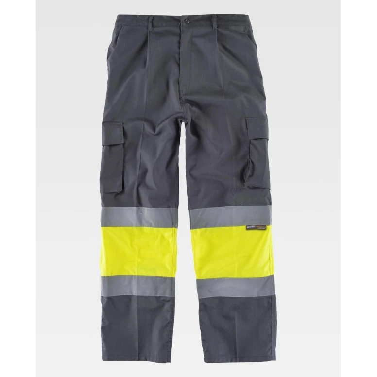 Pantalón de trabajo Workteam Multibolsillos Alta Visibilidad C4018