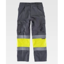 Pantalón de trabajo Workteam Multibolsillos Alta Visibilidad C4018