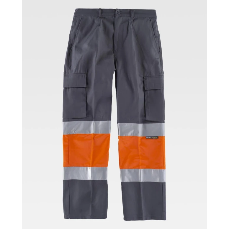 Pantalón de trabajo Workteam Multibolsillos Alta Visibilidad C4018