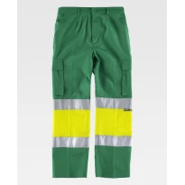 Pantalón de trabajo Workteam Multibolsillos Alta Visibilidad C4018