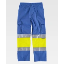Pantalón de trabajo Workteam Multibolsillos Alta Visibilidad C4018