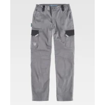 Pantalón de Trabajo Elástico Multibolsillos Workteam WF2855