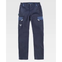 Pantalón de Trabajo Elástico Multibolsillos Workteam WF2855 2