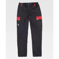 Pantalón de Trabajo Elástico Multibolsillos Workteam WF2855