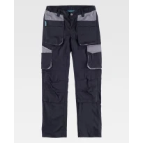 Pantalón de Trabajo Multibolsillos Elástico Workteam WF2650