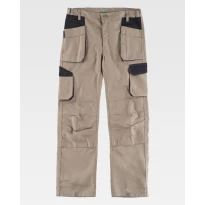 Pantalón de Trabajo Multibolsillos Elástico Workteam WF2650 2