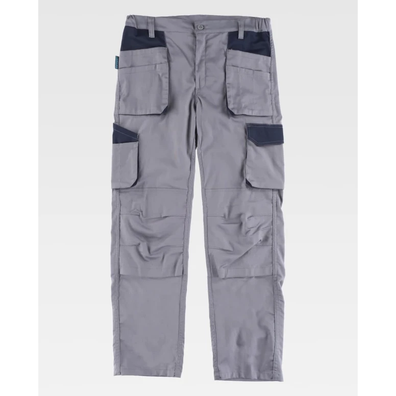Pantalón de Trabajo Multibolsillos Elástico Workteam WF2650