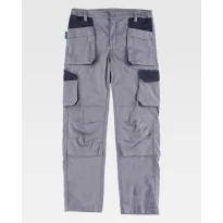 Pantalón de Trabajo Multibolsillos Elástico Workteam WF2650