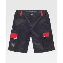 Bermuda de Trabajo Workteam Stretch Multibolsillos WF2817