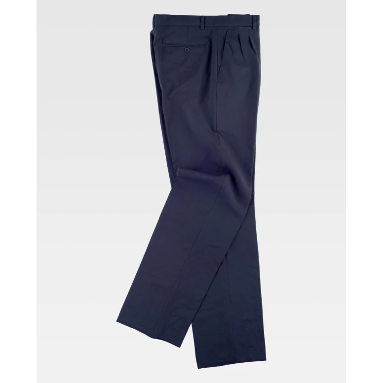 Pantalón de Trabajo Workteam con Pinzas B9014