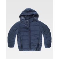 Chaqueta de Trabajo Workteam Multibolsillos Acolchada con Capucha S3910