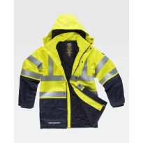 Chaqueta de Trabajo Workteam Ignífuga, Antiestática y de Alta Visibilidad B3795 2