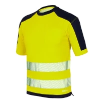 Camiseta Alta Visibilidad con bandas segmentadas termoselladas Issa Line HV 08186N 2