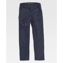 Pantalón de Trabajo Slim Elástico Multibolsillos Workteam B4033