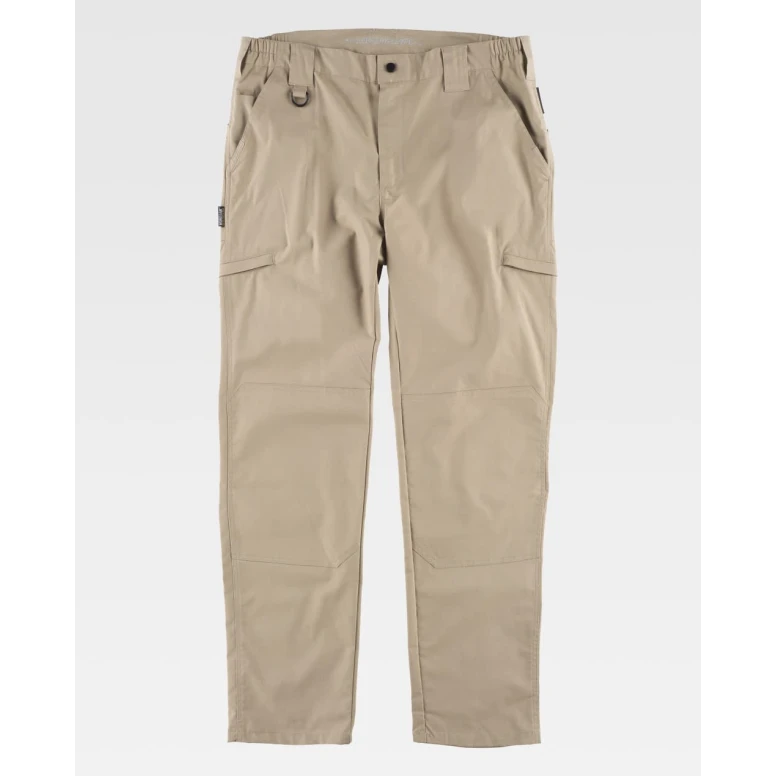 Pantalón de Trabajo Slim Elástico Multibolsillos Workteam B4033