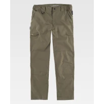 Pantalón de Trabajo Slim Elástico Multibolsillos Workteam B4033