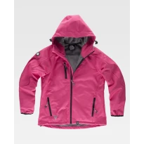 Chaqueta de Trabajo para Mujer Workteam Workshell Multibolsillos con Capucha S9494