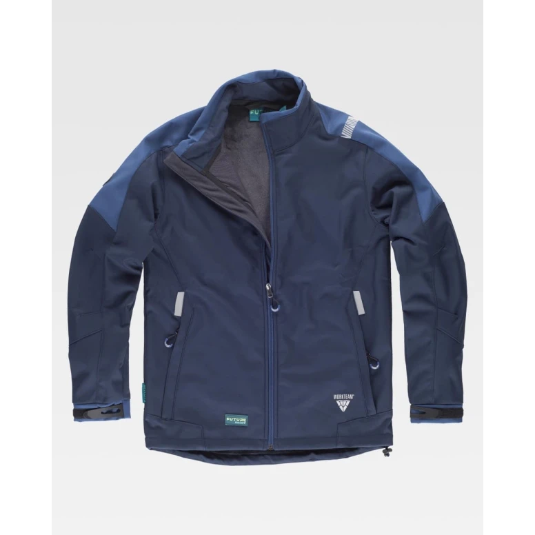 Chaqueta de Trabajo Workteam Workshell Stretch WF2840