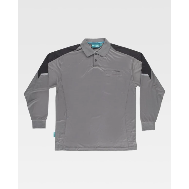 Polo de trabajo Workteam Manga Larga WF2852