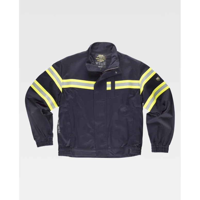 Chaqueta de Trabajo Workteam Modacrílica Ignífuga y Antiestática B1198