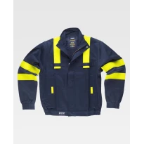 Chaqueta de Trabajo Workteam Ignífuga, Antiestática y de Alta Visibilidad B1194