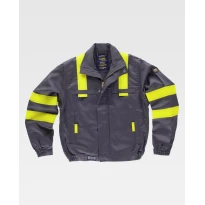 Chaqueta de Trabajo Workteam Ignífuga, Antiestática y de Alta Visibilidad B1194