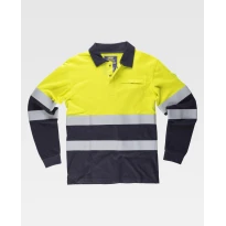 Polo de Trabajo Workteam Ignífugo Antiestático Alta Visibilidad S6591