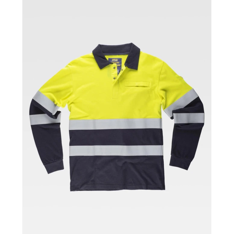 Polo de Trabajo Workteam Ignífugo Antiestático Alta Visibilidad S6591