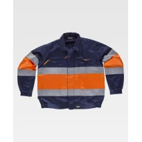 Chaqueta de Trabajo Workteam Multibolsillos Alta Visibilidad C4110