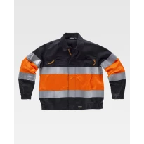 Chaqueta de Trabajo Workteam Multibolsillos Alta Visibilidad C4110