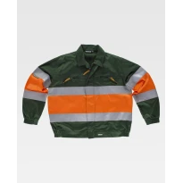 Chaqueta de Trabajo Workteam Multibolsillos Alta Visibilidad C4110