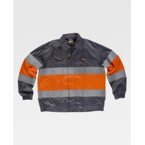 Chaqueta de Trabajo Workteam Multibolsillos Alta Visibilidad C4110