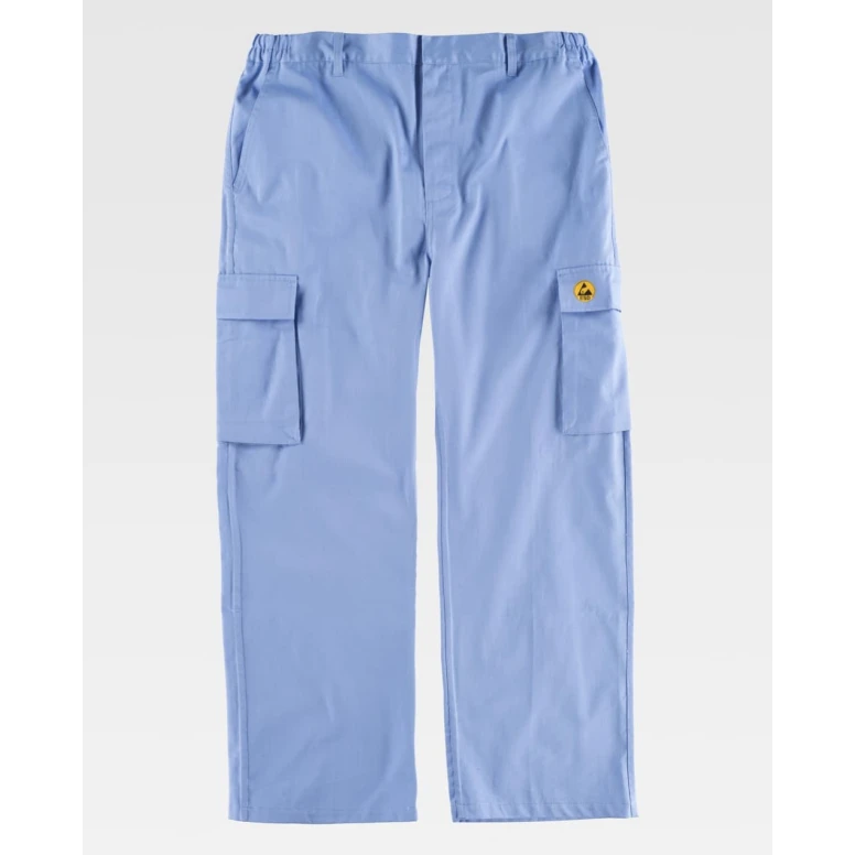 Pantalón de trabajo Workteam Multibolsillos Antiestático B1900