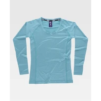 Camiseta de trabajo Workteam manga larga mujer stretch B0069