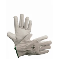 Guantes de trabajo de cuero flor y dorso de costra 016/1