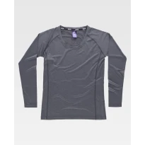 Camiseta de trabajo Workteam manga larga mujer stretch B0069