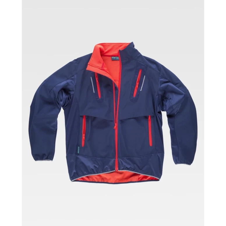 Chaqueta de Trabajo Workteam Workshell Stretch WF2700