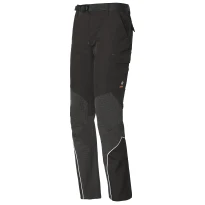 Pantalones de trabajo invernales técnicos Línea Extreme ISSA LINE en Softshell 8833B Stretch acolchados forrados impermeables