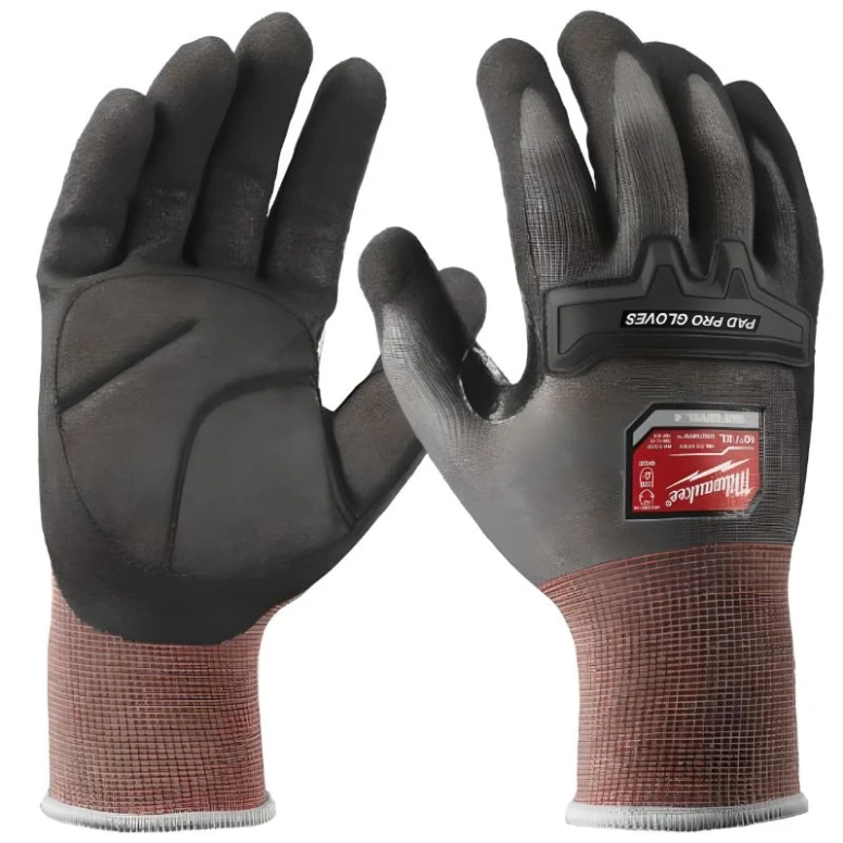 Guantes de trabajo elásticos Milwaukee Pad Pro 4932498501