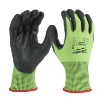 Guantes de trabajo Milwaukee alta visibilidad Hi-vis Corte E 4932479931