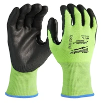 Guantes de trabajo Milwaukee alta visibilidad Hi-vis Corte B 4932479921