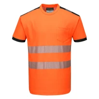 Camiseta de Trabajo Alta Visibilidad PW3 Cotton Comfort Portwest T181 2