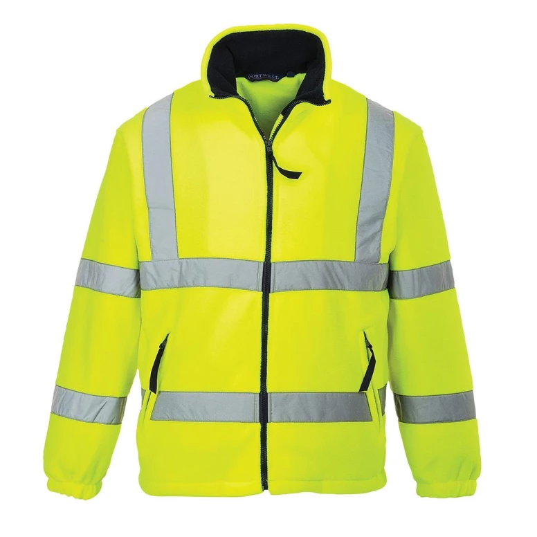 Sudadera de Trabajo de Forro Polar Alta Visibilidad Multibolsillos Portwest F300