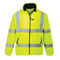 Sudadera de Trabajo de Forro Polar Alta Visibilidad Multibolsillos Portwest F300