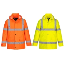 Chaqueta de Trabajo Alta Visibilidad Multibolsillos Impermeable Traffic Portwest S460