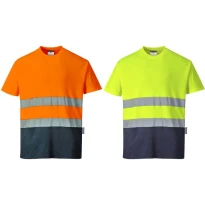 Camiseta de Trabajo Alta Visibilidad S/S Cotton Comfort Portwest S173
