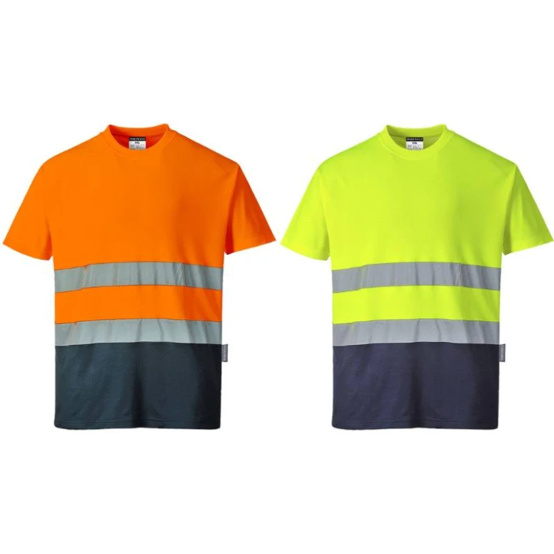 Camiseta de Trabajo Alta Visibilidad S/S Cotton Comfort Portwest S173