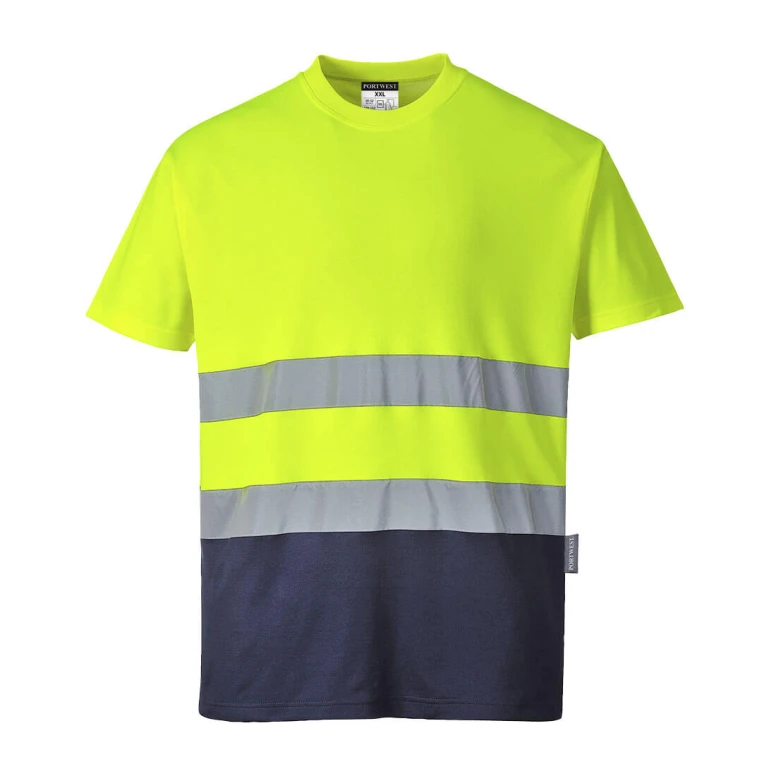 Camiseta de Trabajo Alta Visibilidad S/S Cotton Comfort Portwest S173
