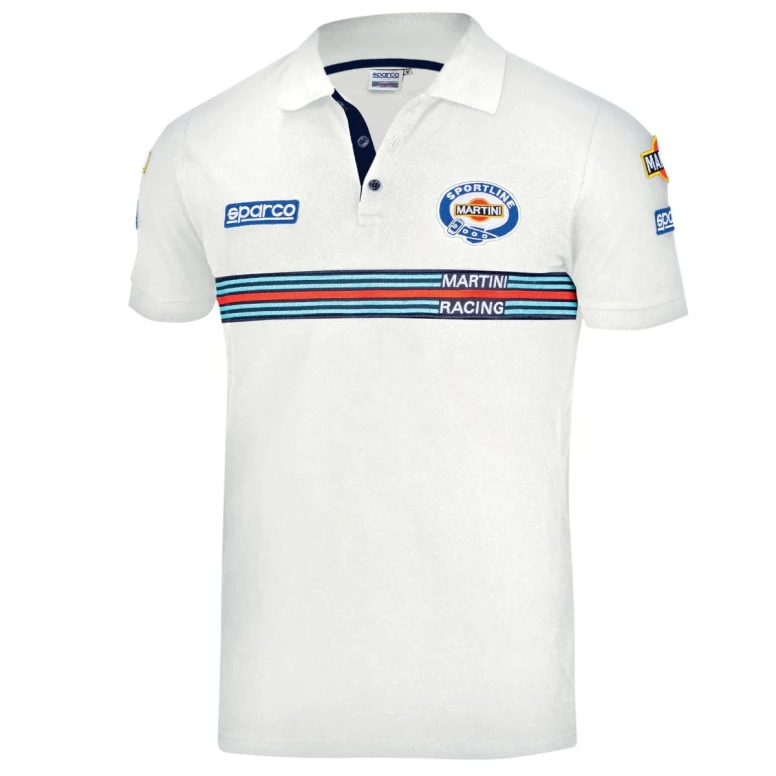 Polo de trabajo Sparco Réplica Parches Martini Racing